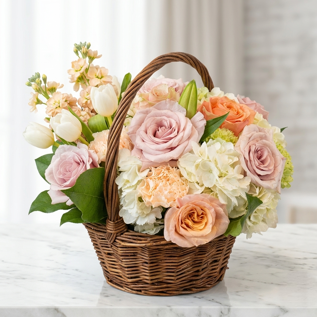tiger lily floral henderson Fresh Flower Basket