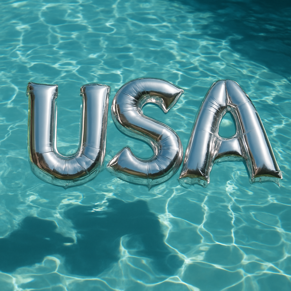 "USA" Jumbo Letter Balloons