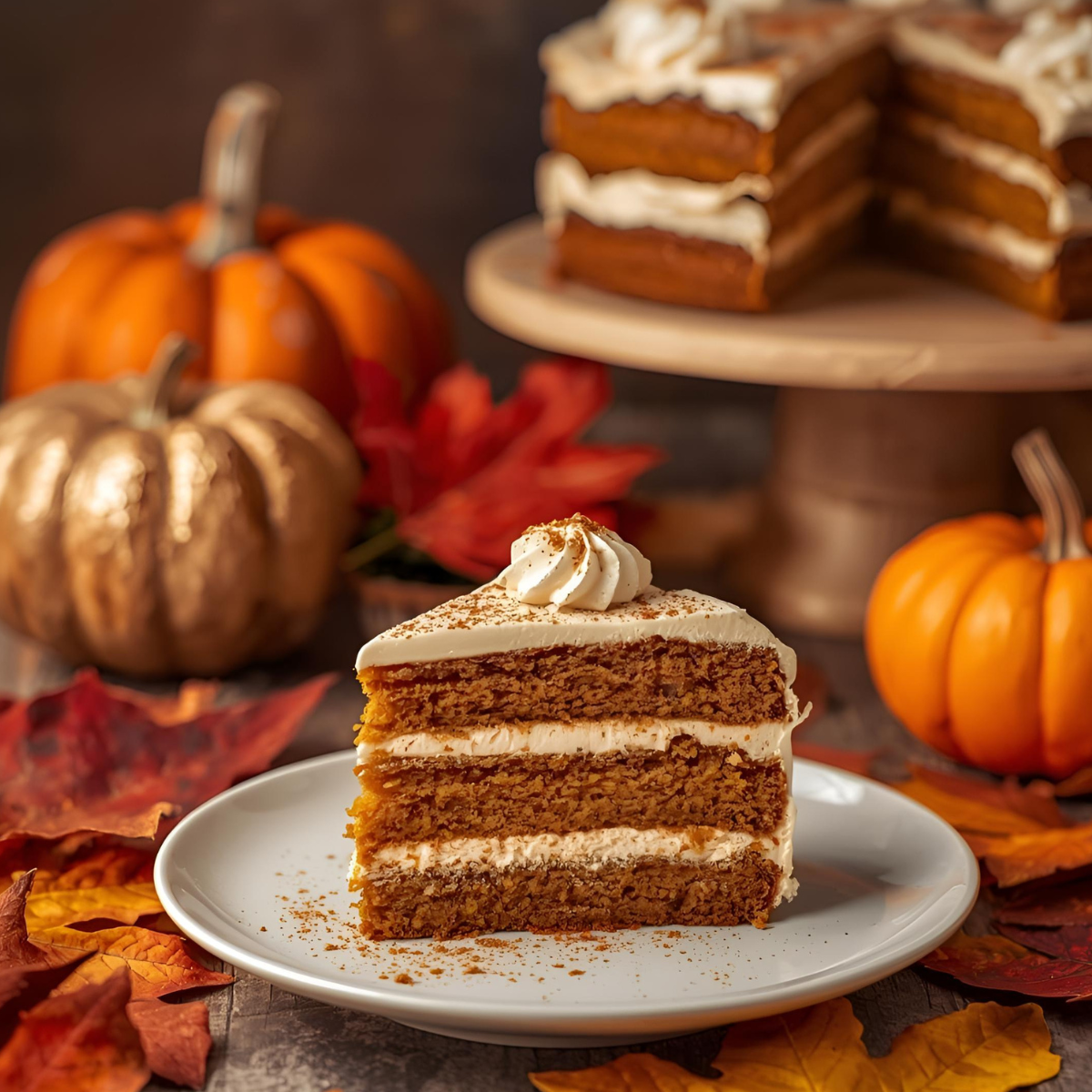 Pumpkin Spice Flavored Cake