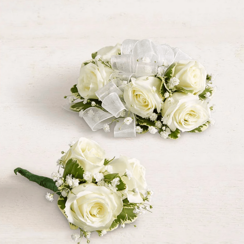 Corsage and Boutonniere Set - Tiger Lily Floral