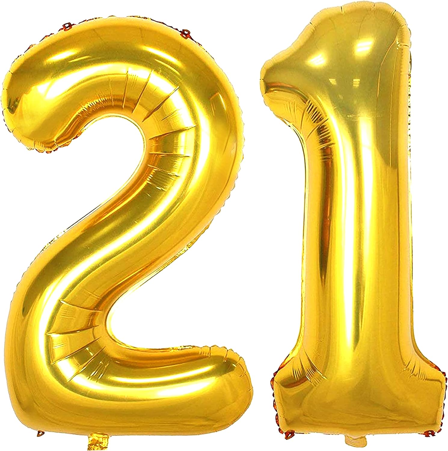 Jumbo Number Balloon Set - 21 - Tiger Lily Floral
