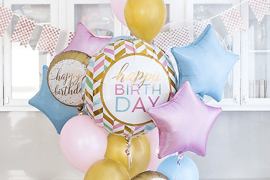 Birthday Balloons - Tiger Lily Floral