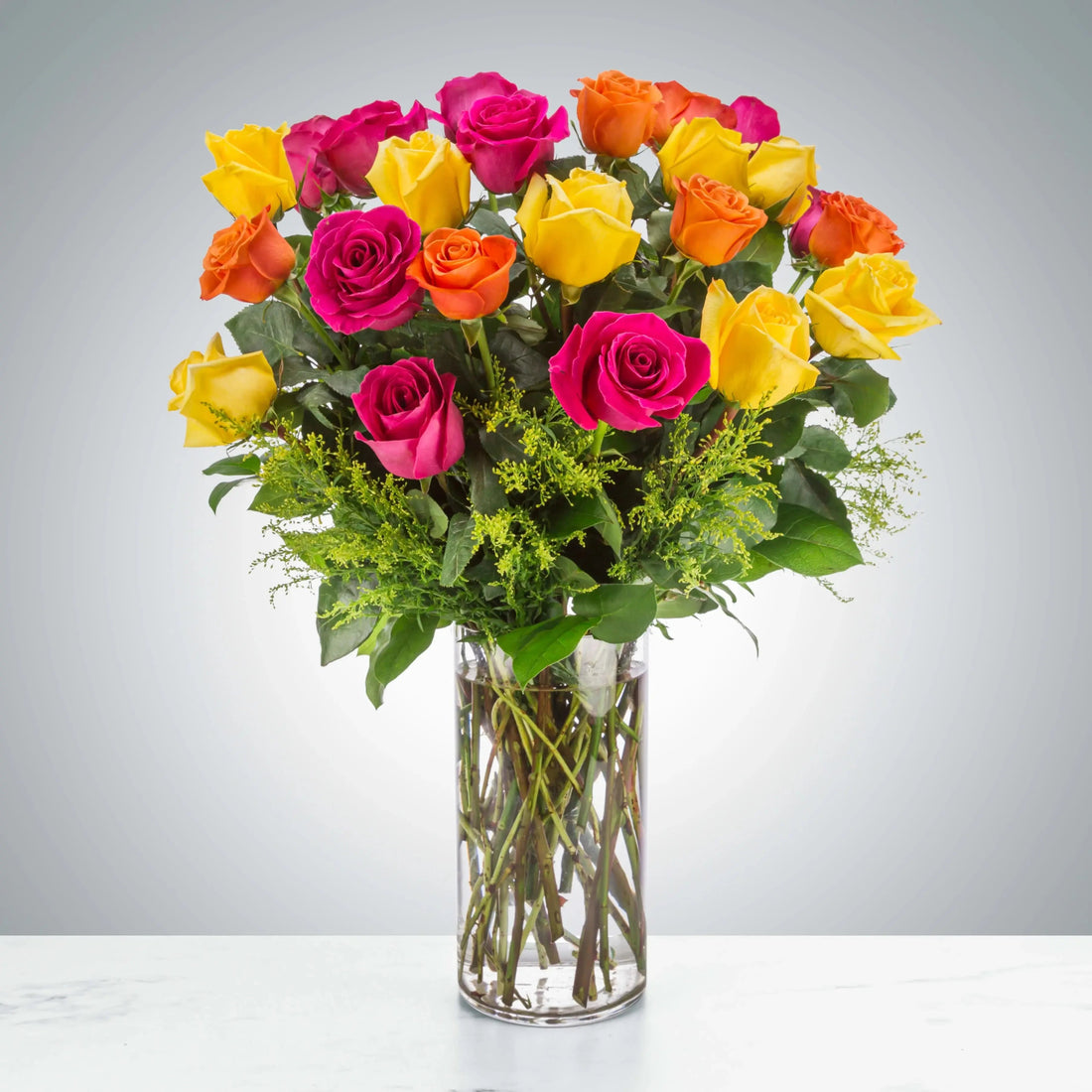 1 Dozen Roses - Tiger Lily Floral