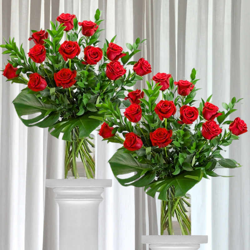 BOGO-  Two Dozen Red Roses