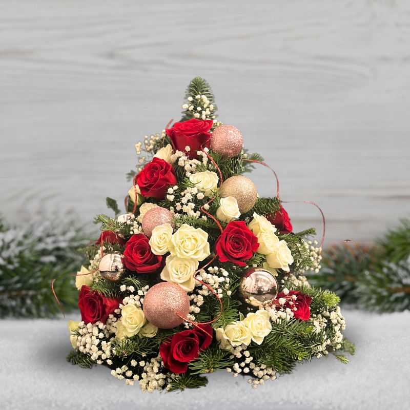 Floral Evergeen Tree