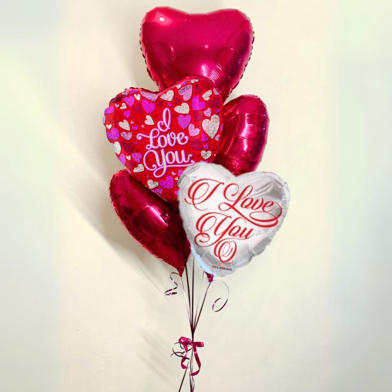 5 Mylar Balloon Bouquet (choose the occasion) - Designer&