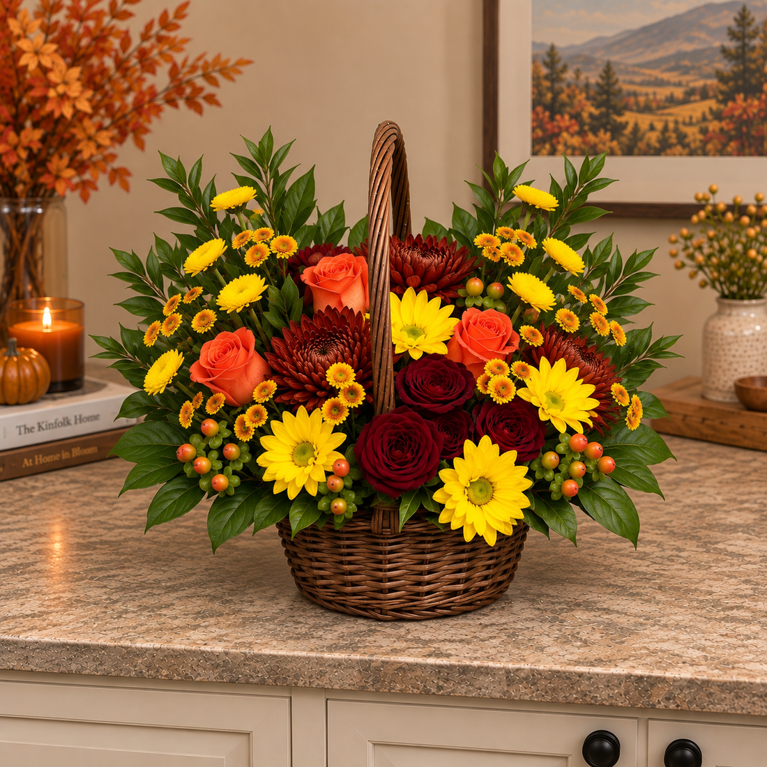 Fall Flower Basket