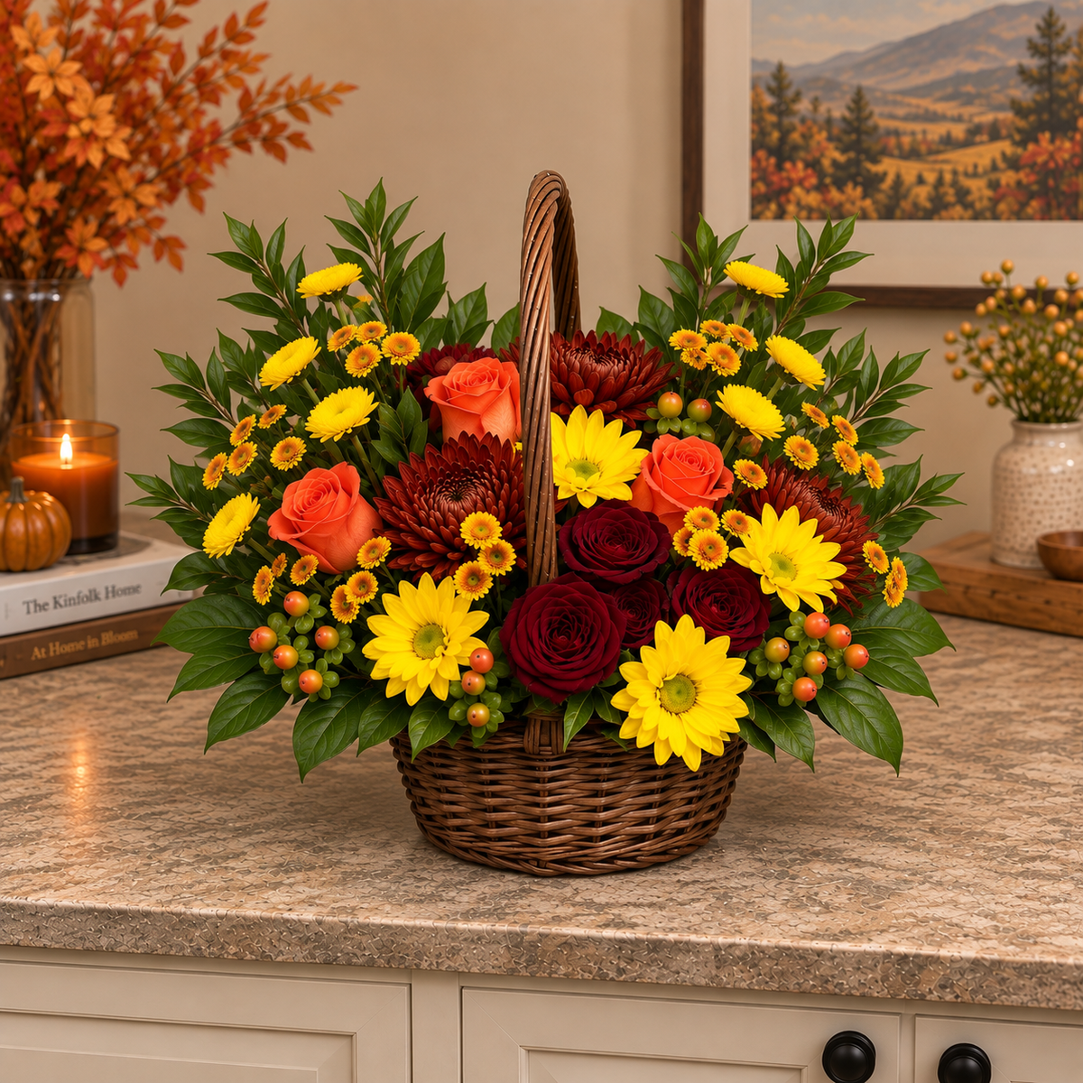 Fall Flower Basket