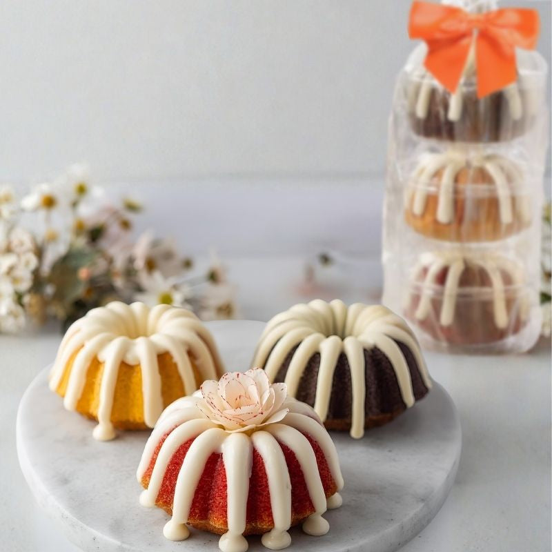 3 Mini-Bundt Cake Tower