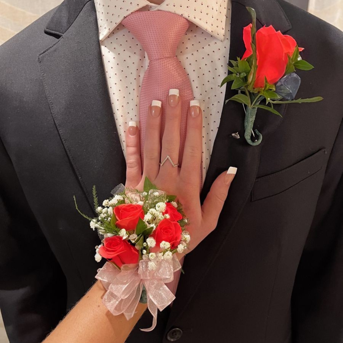 tiger lily corsage and boutonniere Corsage and Boutonniere Set