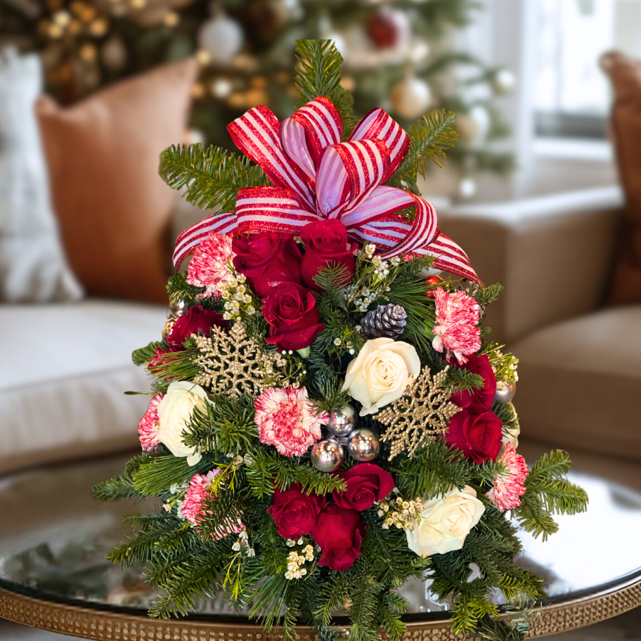 Floral Evergeen Tree