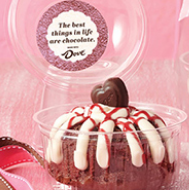 Individual Chocolate Raspberry Cake