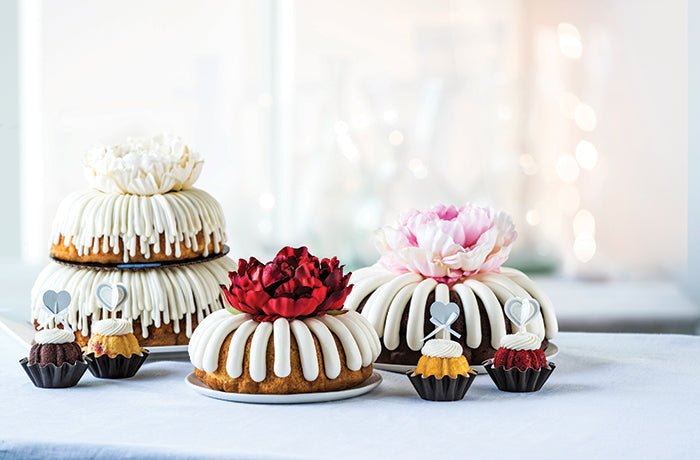 Bundtlet Cake Tower from Nothing Bundt Cakes - Tiger Lily Floral