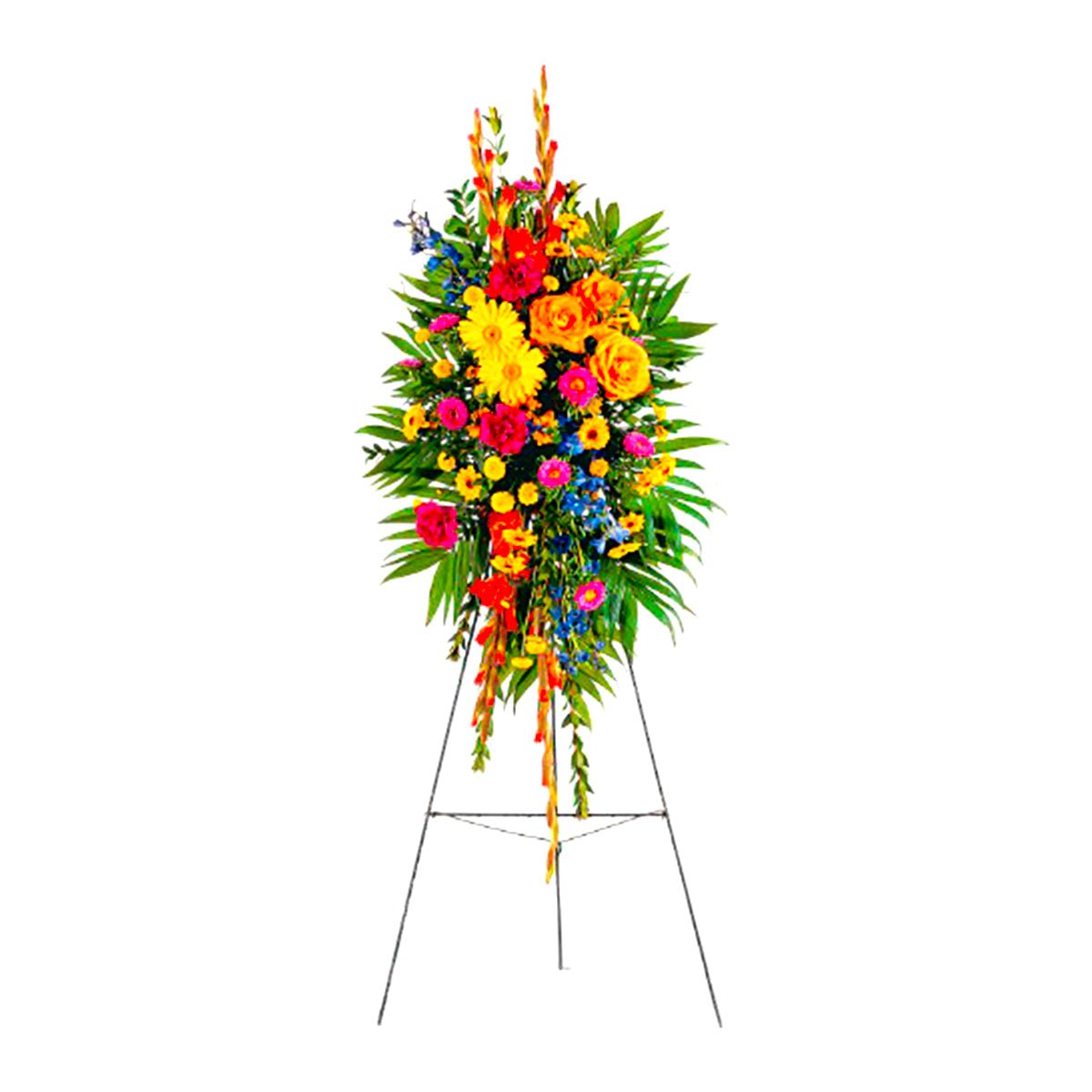 Celebration of Life Standing Spray - Tiger Lily Floral