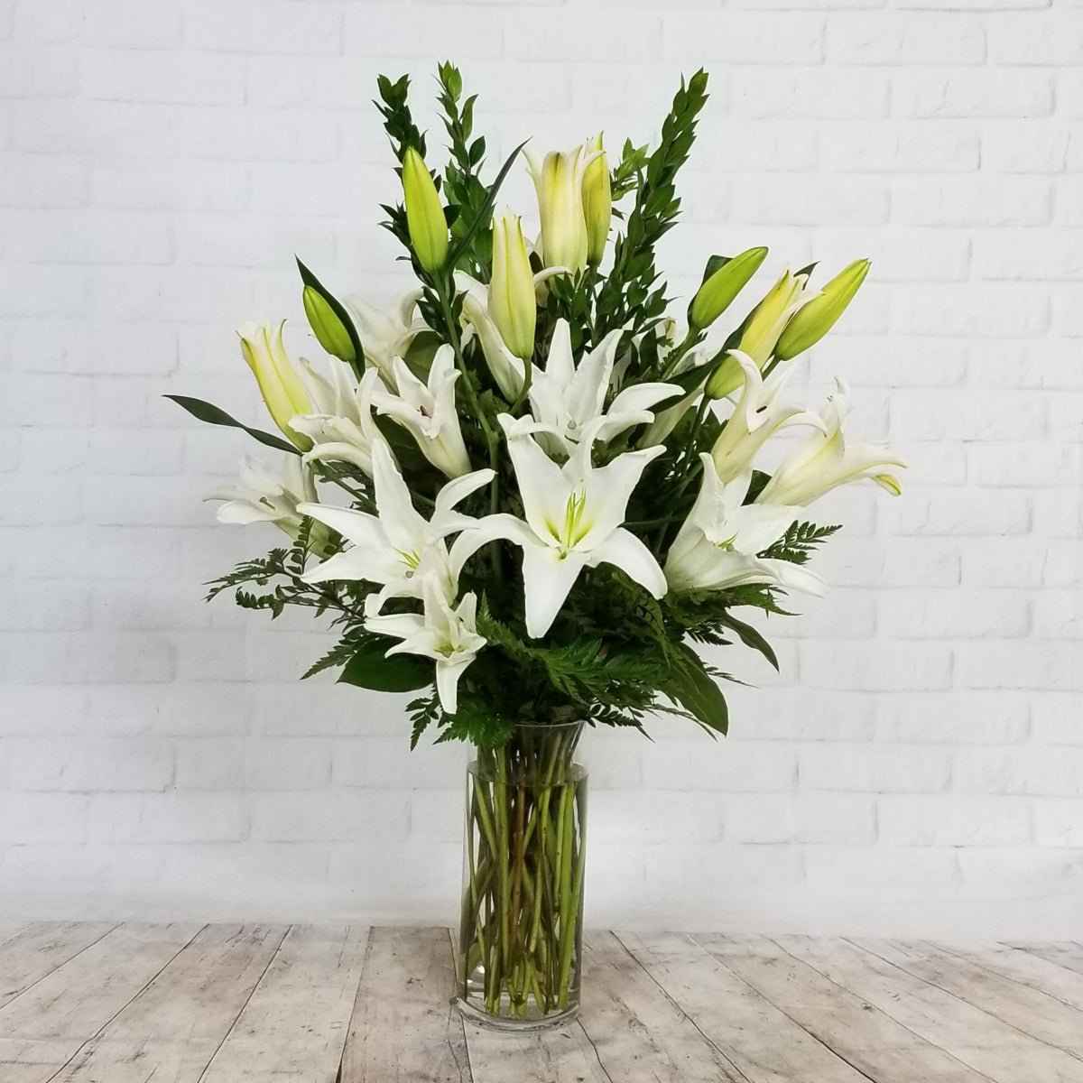tiger lily white Classic White Lilies
