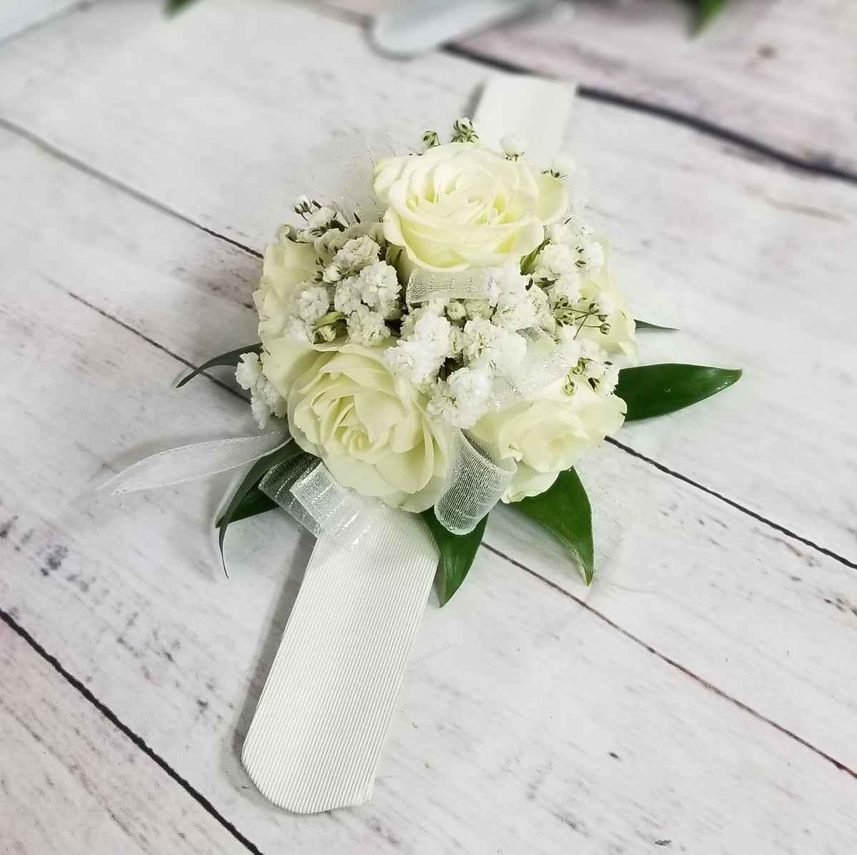 tiger lily corsage and boutonniere Corsage - Roses