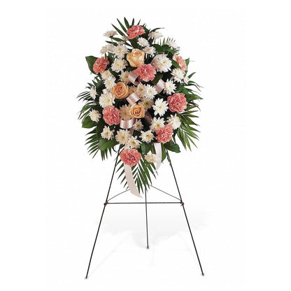 Gentle Thoughts Standing Spray - Tiger Lily Floral