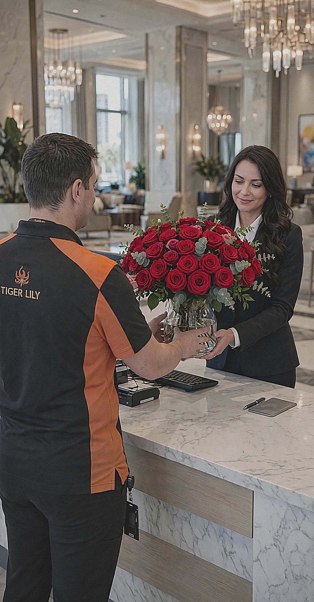Fresh flower arrangement designed by Tiger Lily Flowers & Gifts in Las Vegas