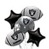 Las Vegas Raiders Balloon Bouquet - Tiger Lily Floral