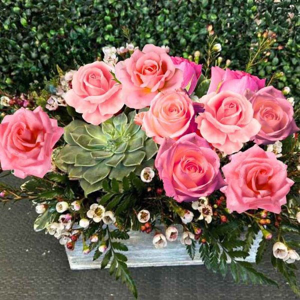 red rose and tiger lily bouquet Lovely Gesture