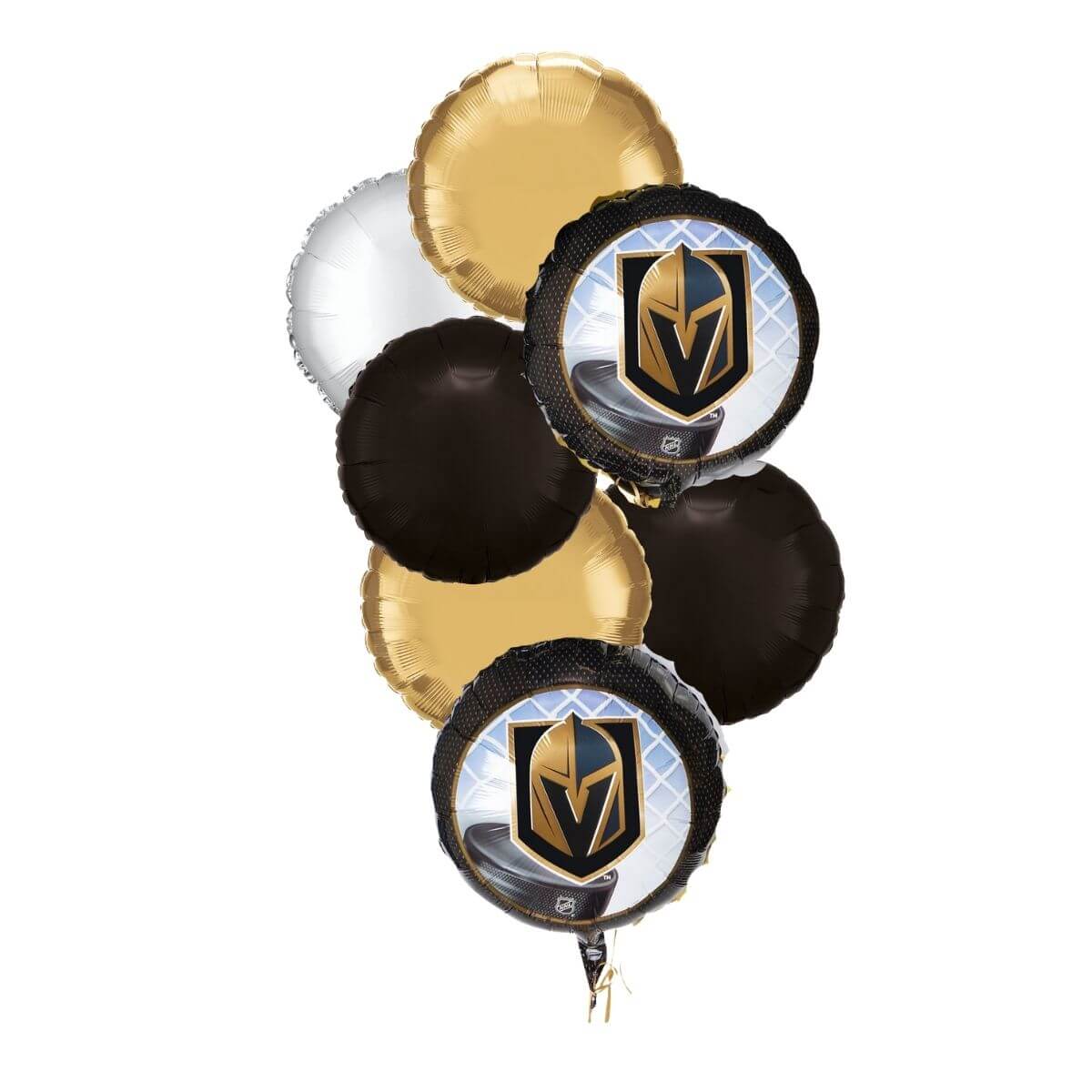 Vegas Golden Knights (VGK) Balloon Bouquet - Tiger Lily Floral