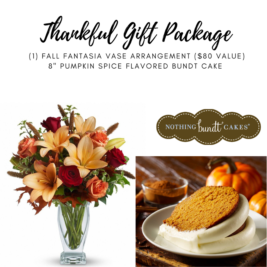 Thankful Gift Package - with PUMPKIN SPICE CAKE